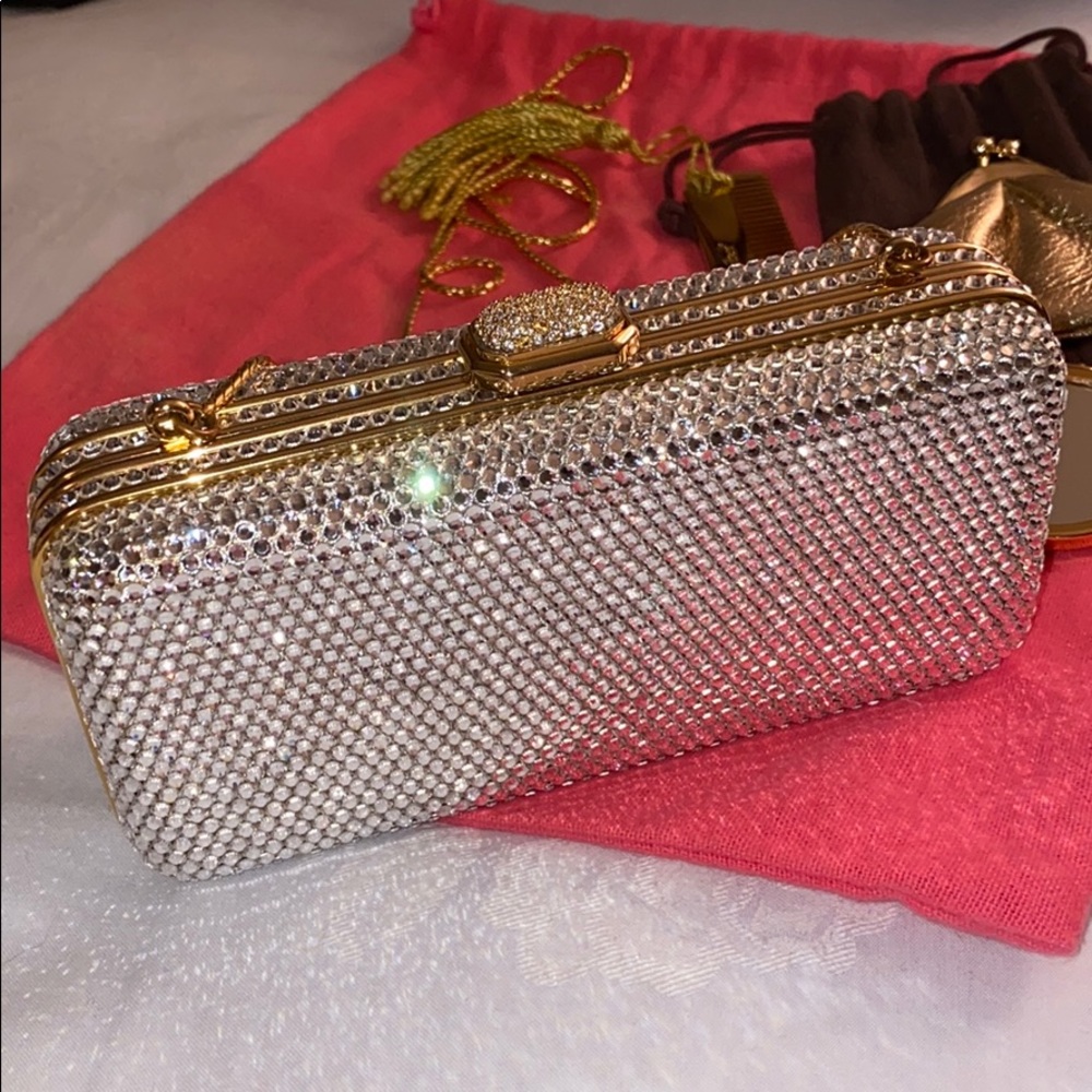 Judith Leiber crystal clutch